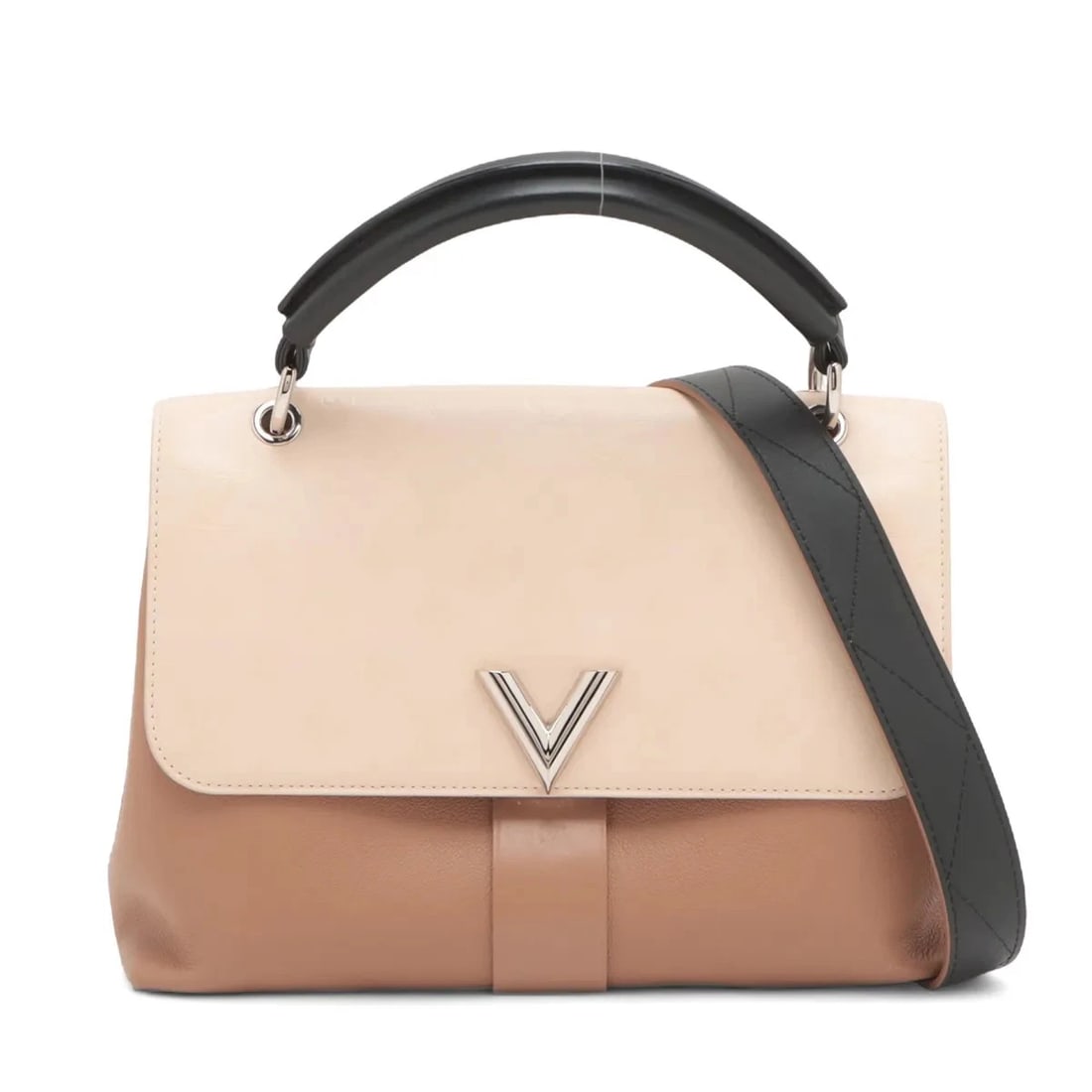 LOUIS VUITTON MONOGRAM X TRION VERY-ONE-HANDBAG M54268 BEIGE: Louis Vuitton monogram x trion Very-One-Handbag M54268 Beige Brand: Louis Vuitton Type: Hand bag Material: monogram x trion Color: Beige Size: Height:8.1inch Length:11.8inch Depth:4.3inch