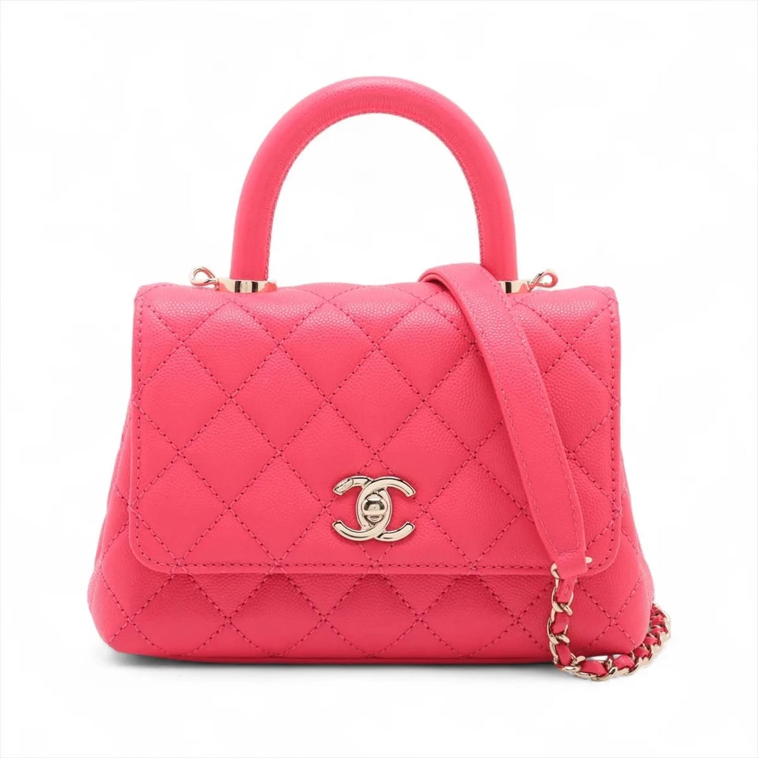 CHANEL COCO HANDLE 19 XXS CAVIAR SKIN 2 WAY HANDBAG (1 of 7)