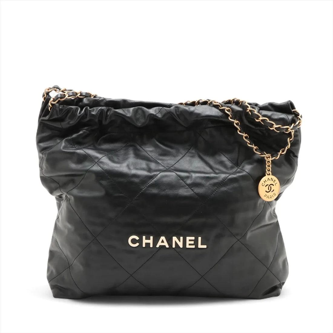CHANEL 22 SHINY CALFSKIN CHAIN SHOULDER BAG (1 of 6)