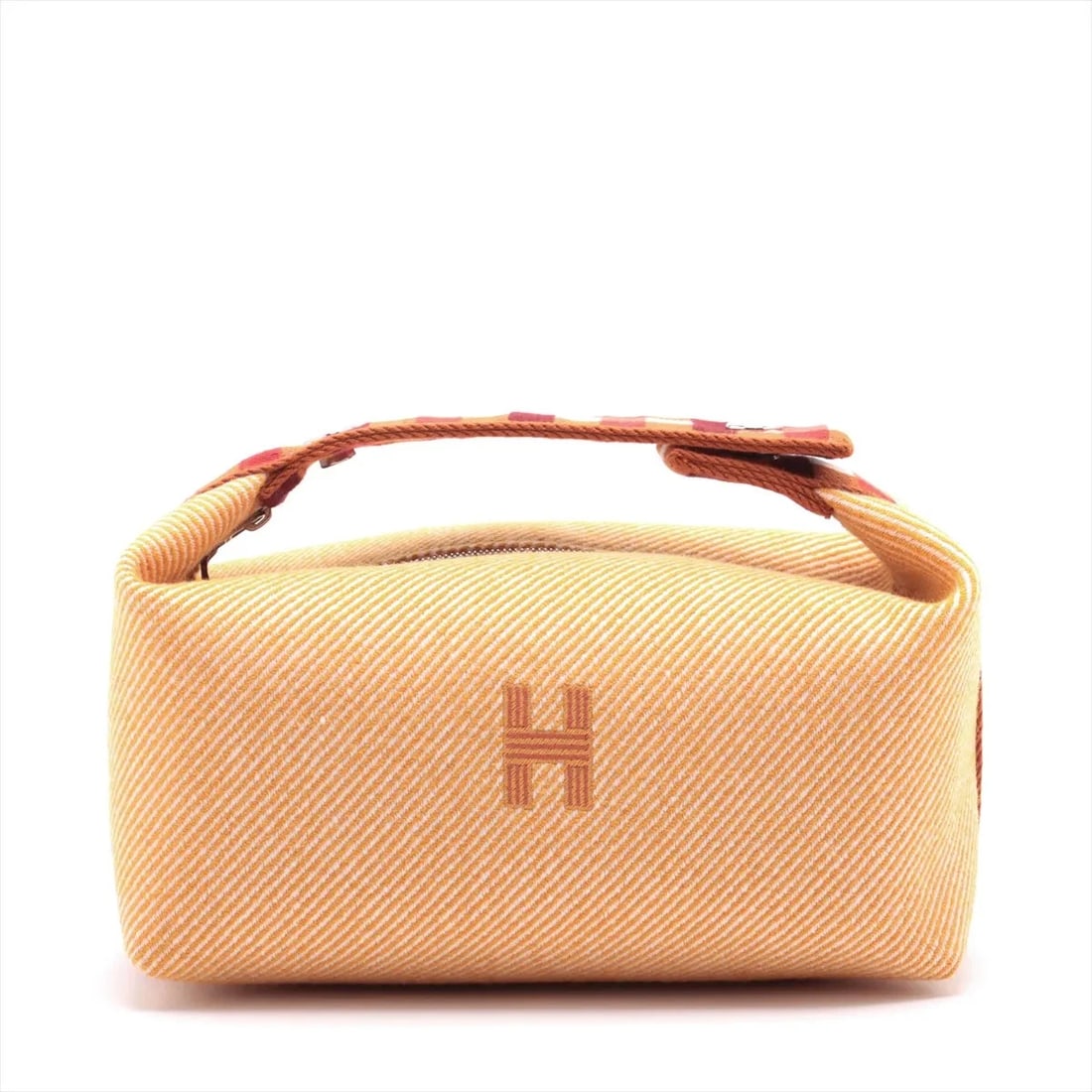 Hermes BRID A BLACK PM WOOL ORANGE SILVER (1 of 6)