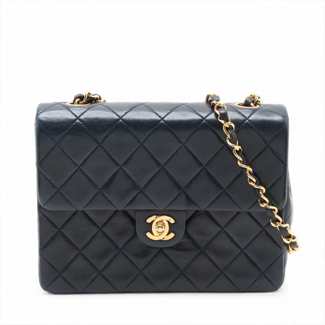 CHANEL MINI MATELASSE 20 LAMBSKIN SINGLE FLAP SINGLE CHAIN BAG (1 of 6)