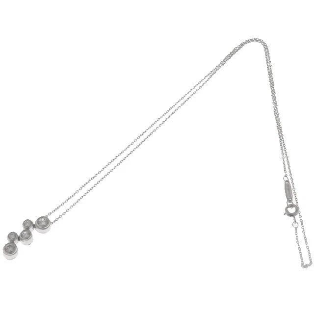 TIFFANY & CO. BUBBLE DIAMOND PT950 NECKLACE (1 of 5)
