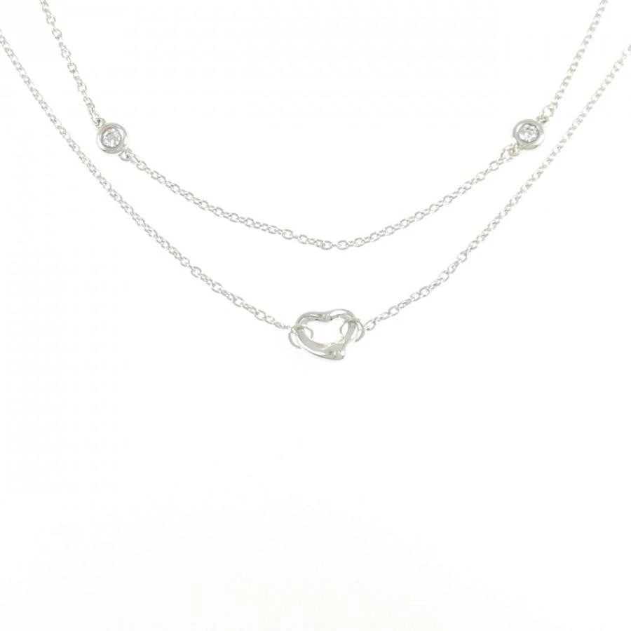 TIFFANY & CO. HEART DIAMOND NECKLACE: Tiffany & Co. Heart Diamond Necklace Brand: Tiffany & Co. Type/Style: Necklace Material: Metal Purity 925, Metal Silver, Main Stone/Creation Natural Color: Silver Size: 99cmActual size Motif maxim