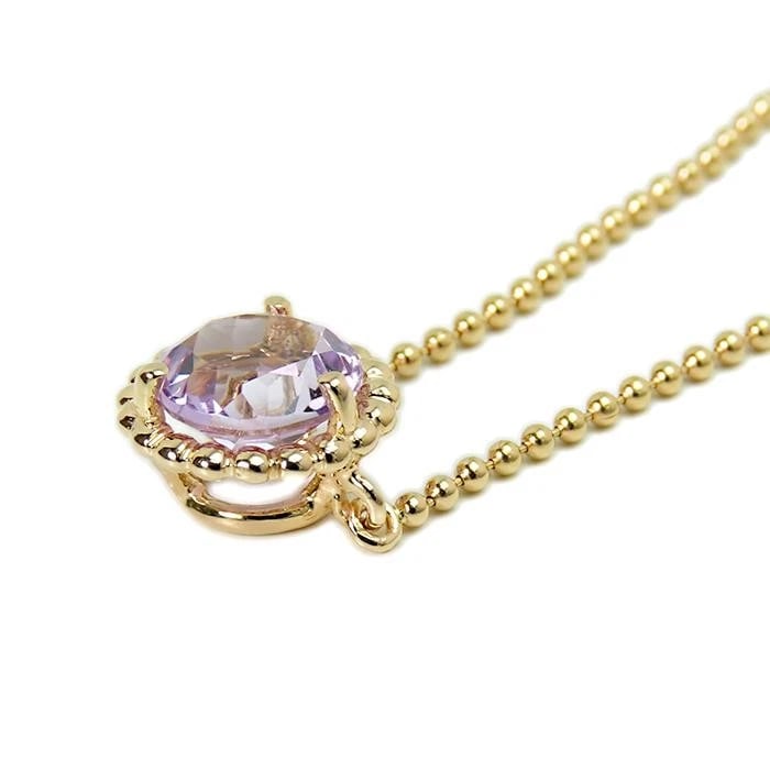 TIFFANY & CO. AMETHYST K18 PINK GOLD NECKLACE: Tiffany & Co. Amethyst K18 Pink Gold Necklace Brand: Tiffany & Co. Type/Style: Necklace Material: Metal Purity K18, Metal Pink Gold, Main Stone/Creation Natural Color: Pink Gold Size: Chain