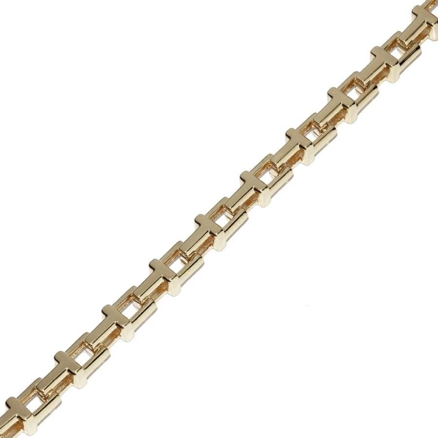TIFFANY & CO. T-CHAIN K18 YELLOW GOLD BRACELET (1 of 3)