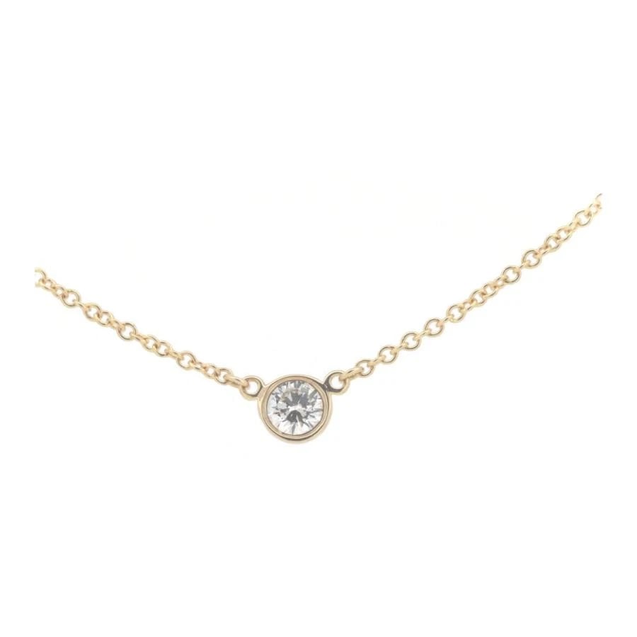 TIFFANY & CO. DIAMONDS K18YG NECKLACE: Tiffany & Co. Diamonds K18YG Necklace Brand: Tiffany & Co. Type/Style: Necklace Material: Metal Purity 750, Metal Gold, Main Stone/Creation Natural Color: Gold Size: Top size: Approx. W0.43 x H0.4