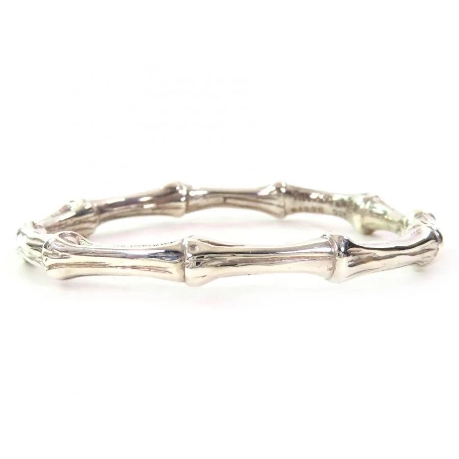 TIFFANY & CO. BAMBOO BANGLE 925 SILVER BRACELET: Tiffany & Co. Bamboo Bangle 925 Silver Bracelet Brand: Tiffany & Co. Type/Style: Bracelet Material: Metal Purity 925, Metal Silver, Color: Silver Size: Inner circumference: approx. 17cm Width: app