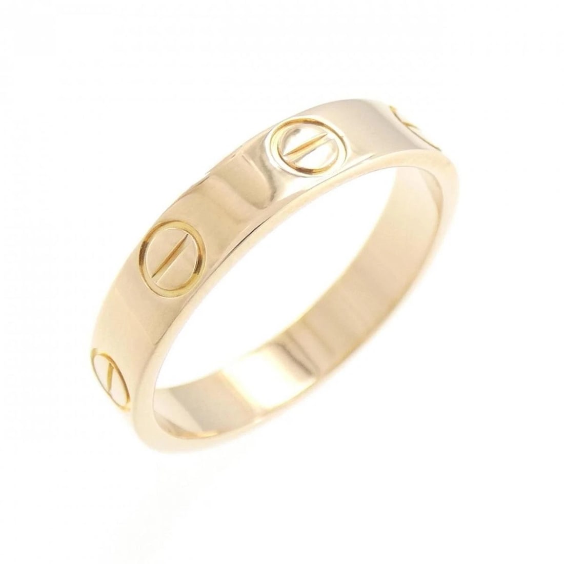 CARTIER MINI LOVE RING K18 PINK GOLD RING (1 of 3)