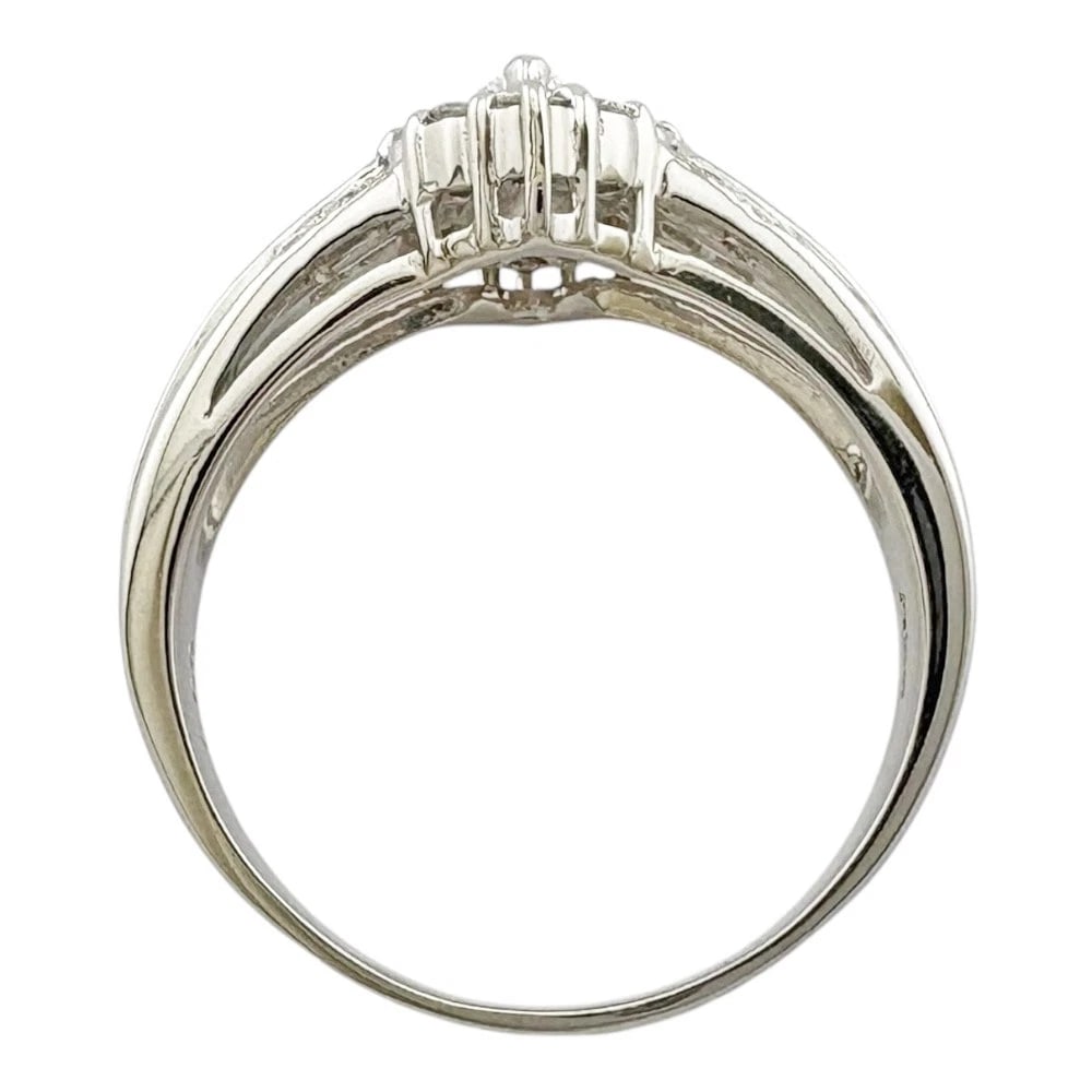 RING PT900PLATINUM DIAMOND - 5