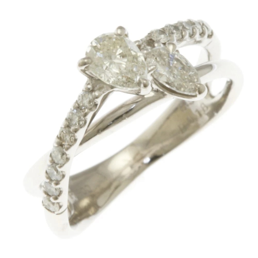 RING PT900PLATINUM DIAMOND: Ring Pt900Platinum diamond Brand: Unbranded Type/Style: Ring Material: Pt900Platinum, Main Stone/Creation Natural Color: Silver Size: US 5 Accessories: None Accessories Notice: When purcha