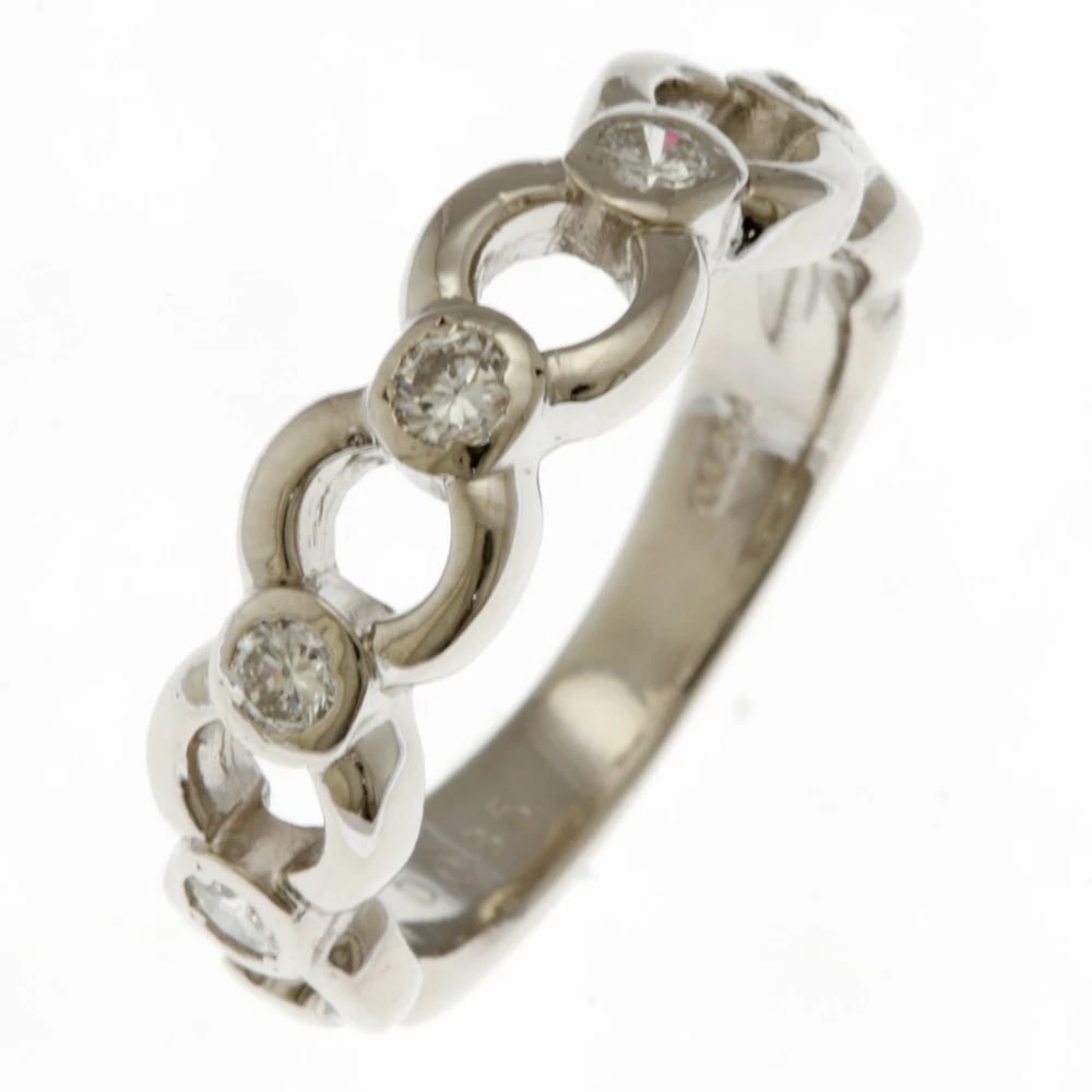 RING PT900PLATINUM DIAMOND (1 of 4)