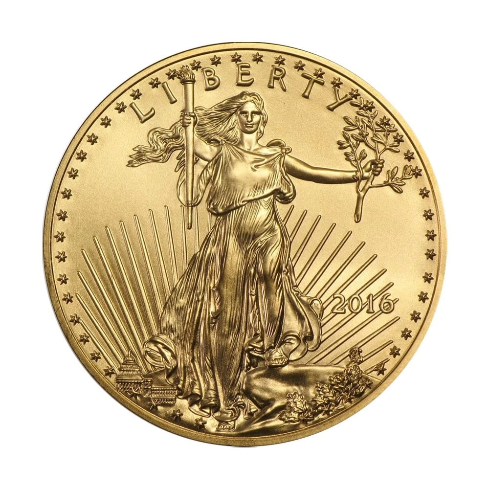 2016 $50 AMERICAN GOLD EAGLE 1 OZ BRILLIANT (1 of 3)