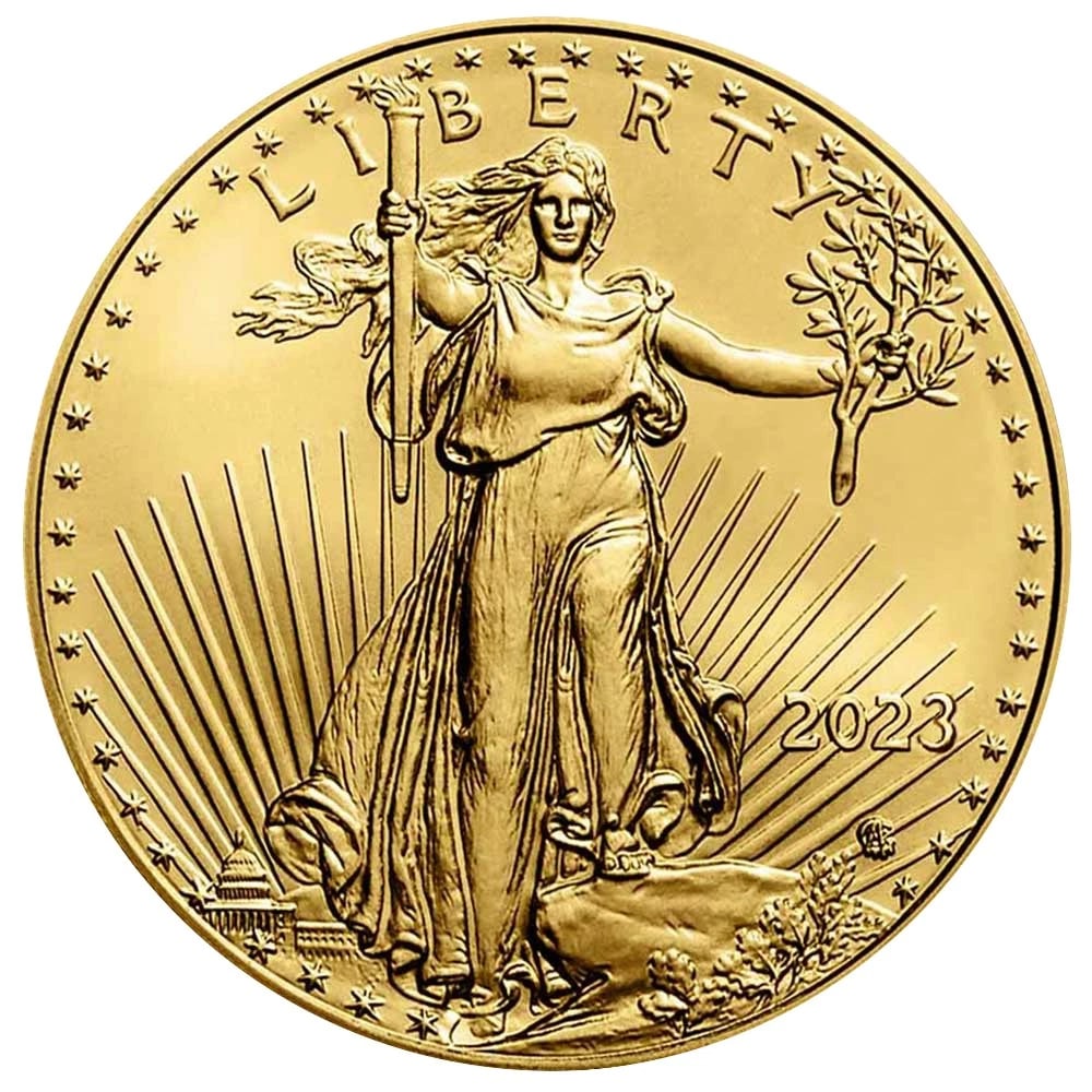 2023 $25 AMERICAN GOLD EAGLE 1/2 OZ BRILLIANT (1 of 2)