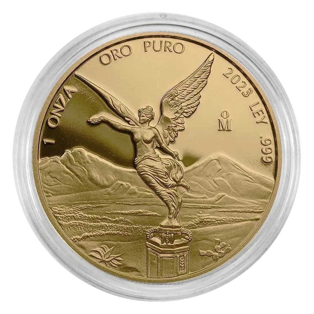 2023 PROOF GOLD MEXICAN LIBERTAD ONZA 1 OZ IN CAPSULE (1 of 3)