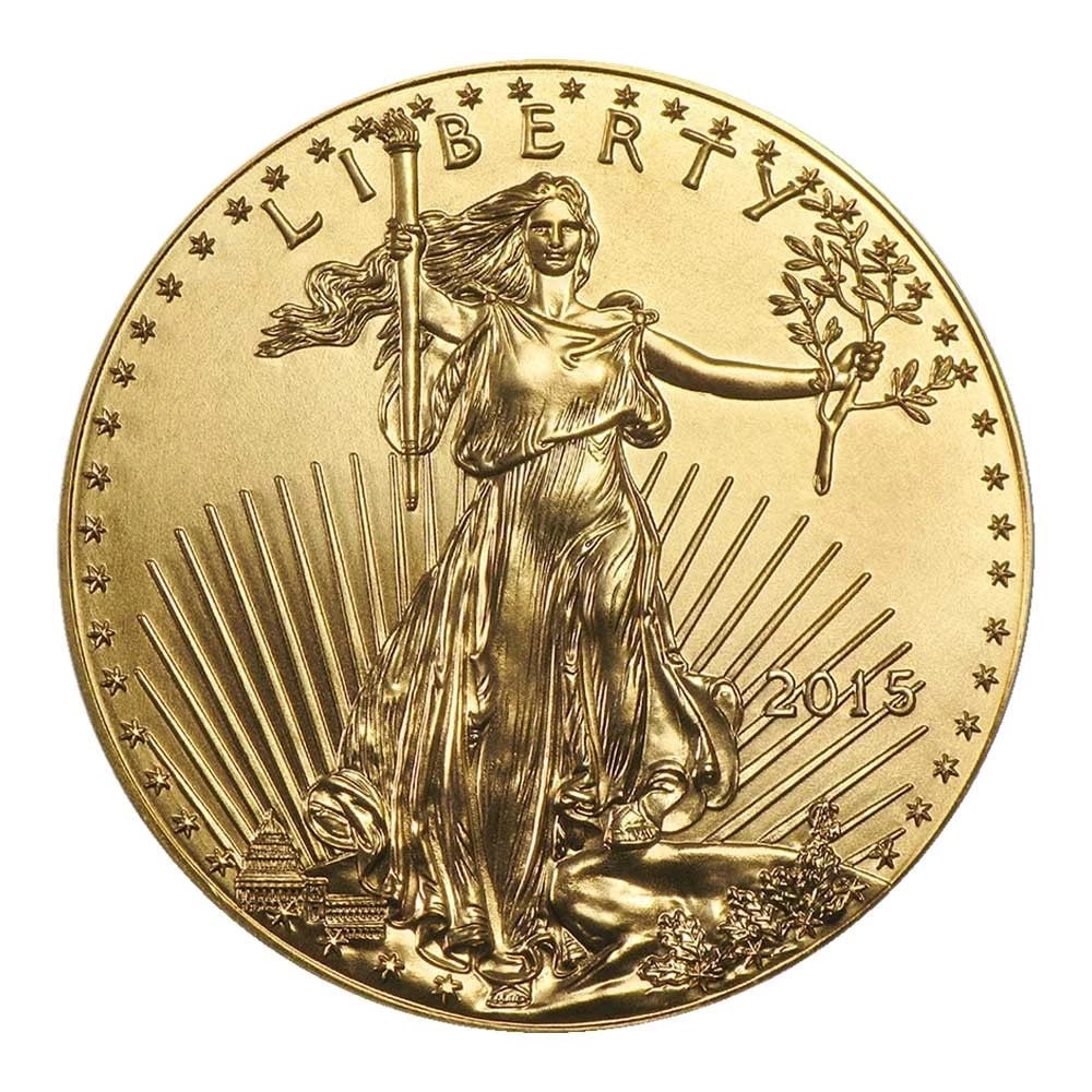 2015 $5 1/10-OZ AMERICAN GOLD EAGLE BU (1 of 2)