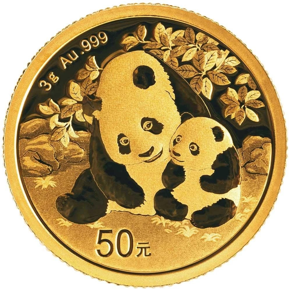 CHINA 2024 ¥50 3-G GOLD PANDA (1 of 2)