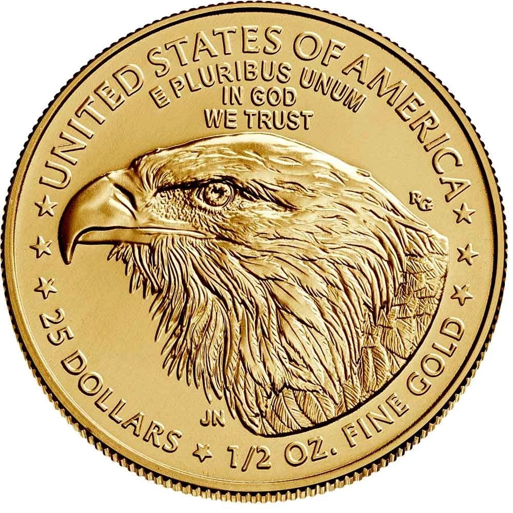 2021 $25 1/2-OZ T2 AMERICAN GOLD EAGLE (1 of 2)