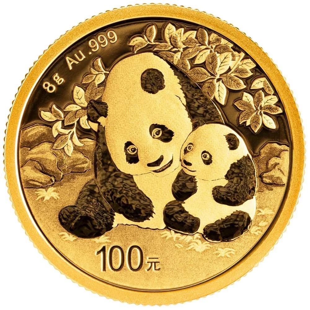 CHINA 2024 ¥100 8-G GOLD PANDA (1 of 2)