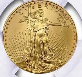 2021 $10 1/4-OZ T1 AMERICAN GOLD EAGLE: 2021 $10 1/4-oz T1 American Gold Eagle Brand: United States Mint Year: 2021 Coin: American Eagle Denomination: $10 Fineness: 0.9167 Country of Origin: United States Accessories: None