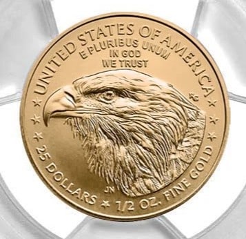 2026 $50 1-OZ AMERICAN GOLD EAGLE: 2026 $50 1-oz American Gold Eagle Brand: United States Mint Year: 2026 Coin: American Eagle Denomination: $50 Fineness: 0.9167 Country of Origin: United States Accessories: None A