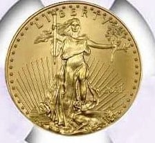2021 $5 1/10-OZ T1 AMERICAN GOLD EAGLE: 2021 $5 1/10-oz T1 American Gold Eagle Brand: United States Mint Year: 2021 Coin: American Eagle Denomination: $5 Fineness: 0.9167 Country of Origin: United States Accessories: None <