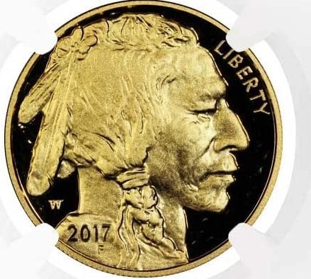 2017-W $50 1-OZ PROOF AMERICAN GOLD BUFFALO (1 of 2)