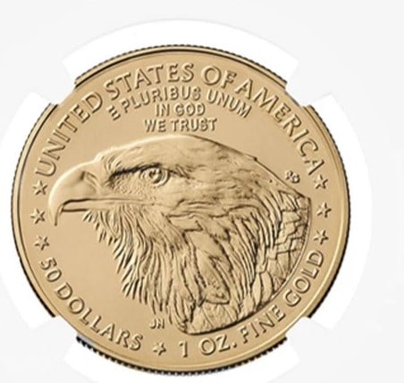 2026 $50 1-OZ AMERICAN GOLD EAGLE: 2026 $50 1-oz American Gold Eagle Brand: United States Mint Year: 2026 Coin: American Eagle Denomination: $50 Fineness: 0.9167 Country of Origin: United States Accessories: None A