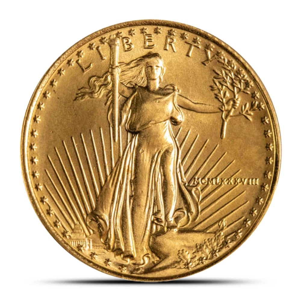1988 1/10 OZ AMERICAN GOLD EAGLE COIN (1 of 2)