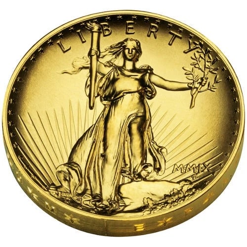 2009 ULTRA HIGH RELIEF GOLD DOUBLE EAGLE COIN (1 of 3)