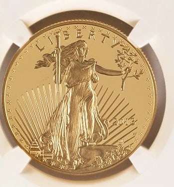 1/2 OZ PROOF AMERICAN GOLD EAGLE COIN (1 of 1)