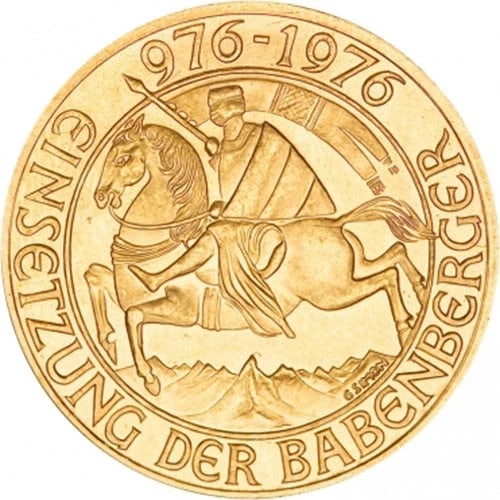 1000 SCHILLING AUSTRIAN GOLD COIN (1 of 2)