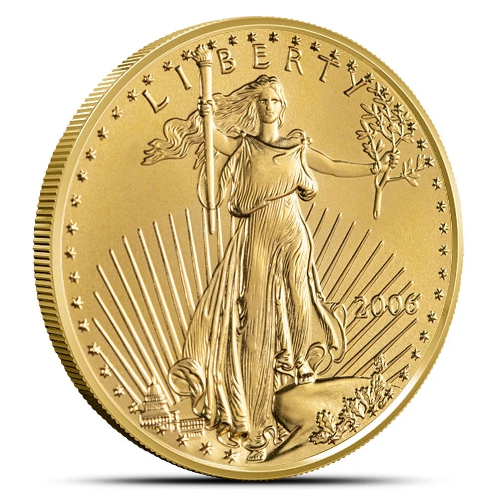 2006 1/2 OZ AMERICAN GOLD EAGLE COIN (1 of 2)