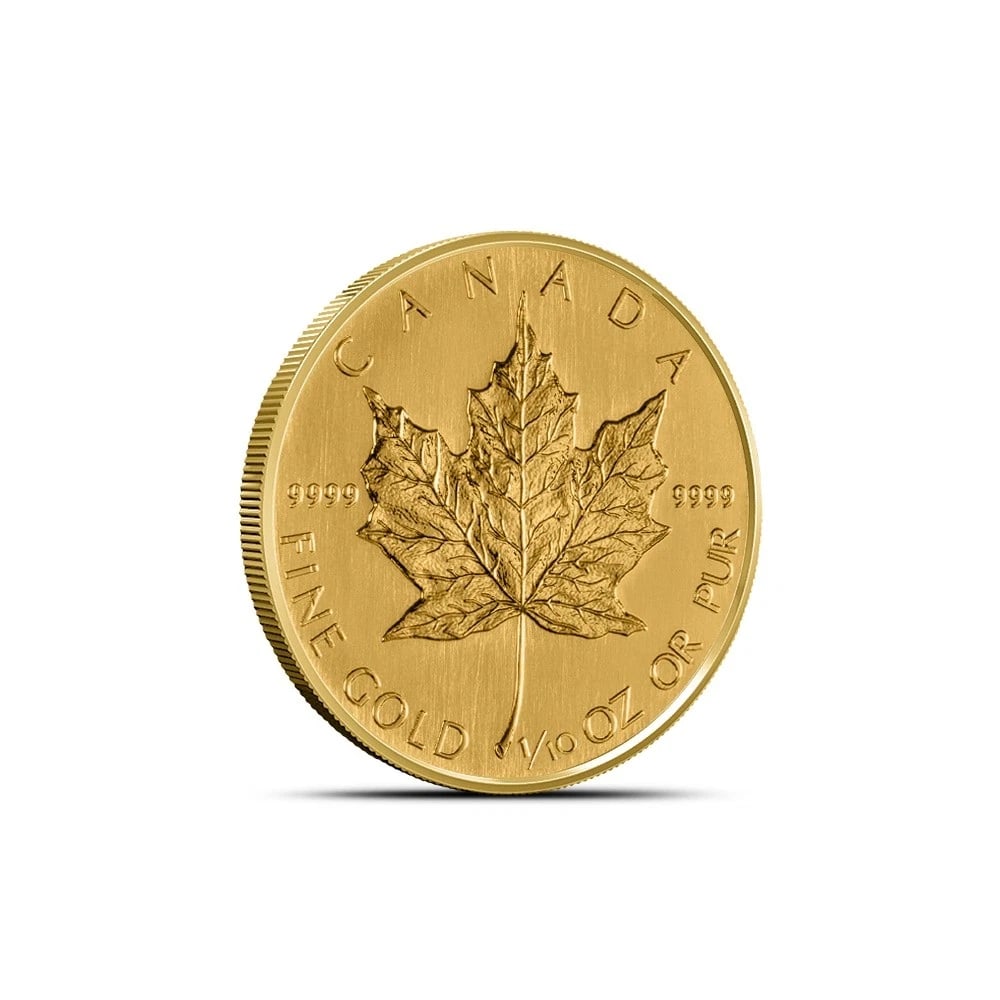 1986 1/10 OZ CANADIAN GOLD MAPLE LEAF COIN (1 of 2)