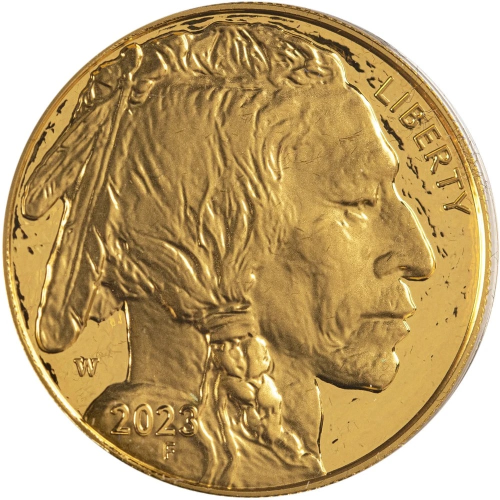 2023-W 1 OZ PROOF AMERICAN GOLD BUFFALO COIN (1 of 2)