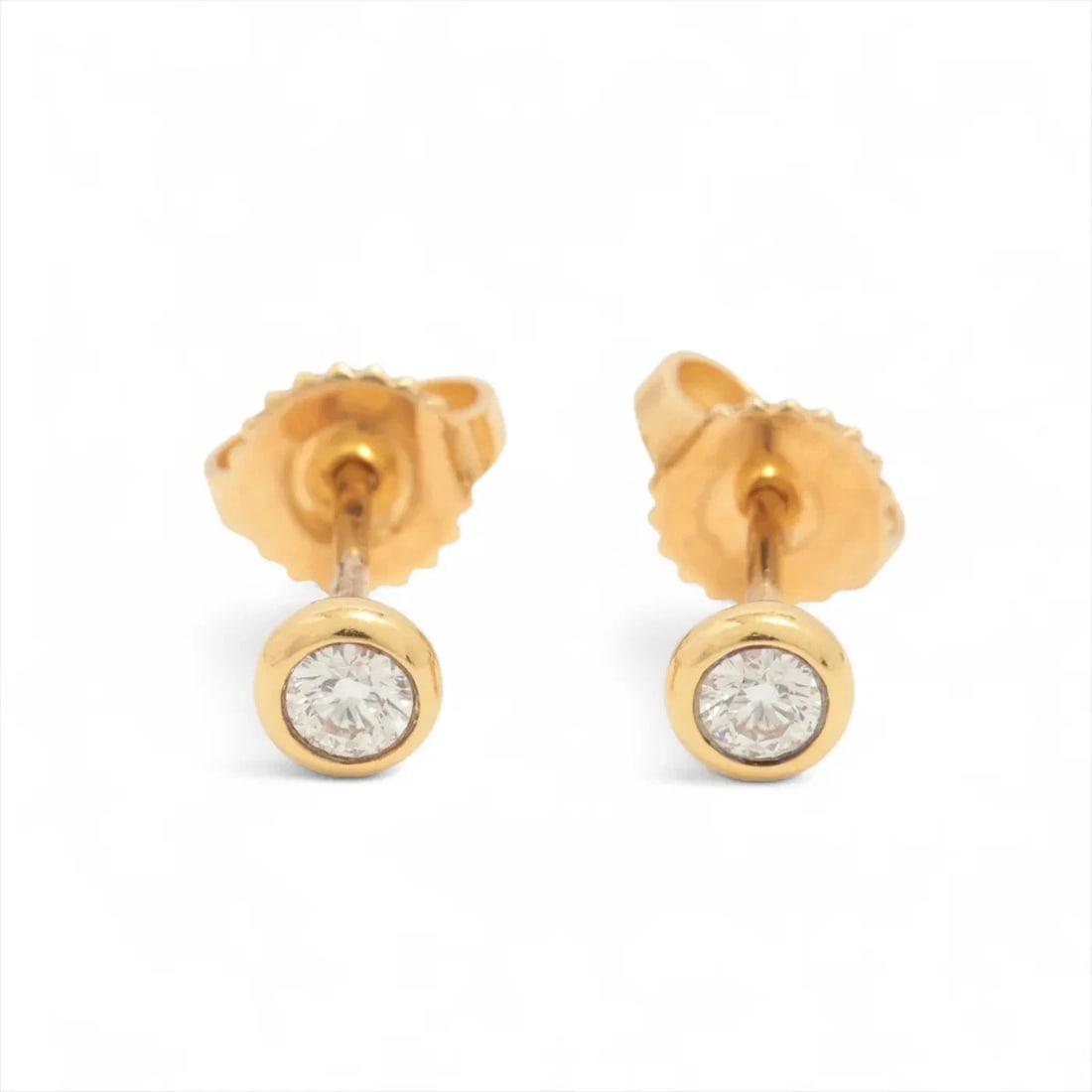 TIFFANY BY THE YARD DIAMOND PIERCING JEWELRY 750(YG): Tiffany By the Yard diamond Piercing jewelry 750(YG) Brand: Tiffany Type/Style: Piercing jewelry Material: 750(YG), Main Stone/Creation Natural Color: YG Size: Size(CM) Height:0.5 Length:0.5 