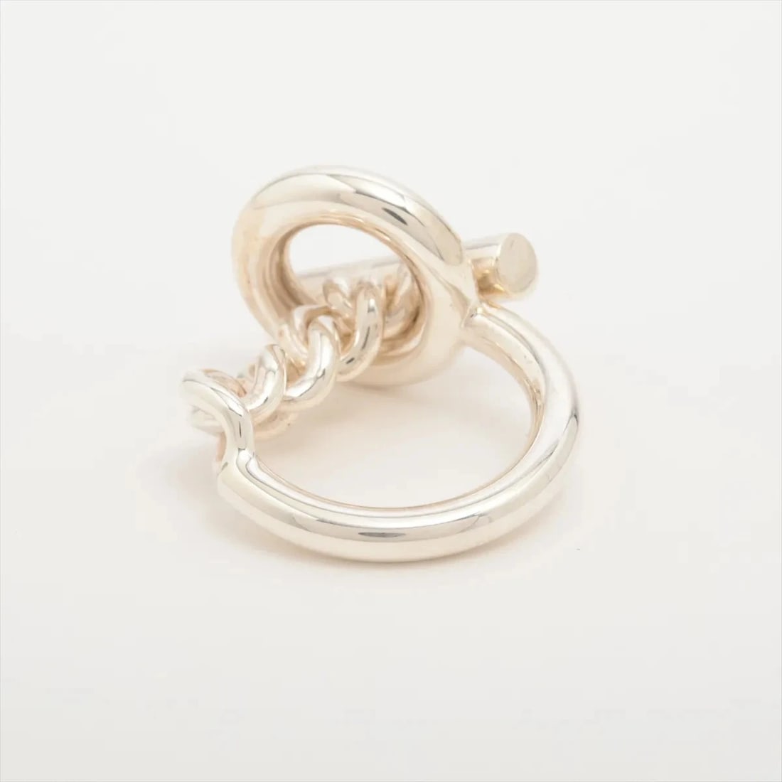 HERMES CROISET RING SILVER - 2