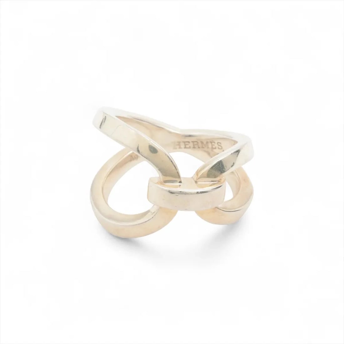 HERMES VINTAGE RING 925 SILVER: Hermes Vintage Ring 925 Silver Brand: Hermes Type/Style: Ring Material: 925, Color: Silver Size: 6.75 - 7 US Accessories: None Accessories Notice: When purchasing pre-owned goods, please