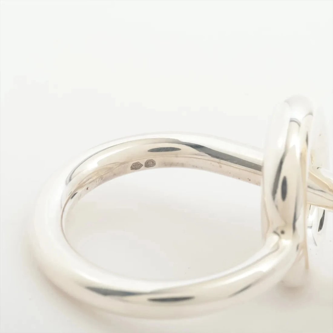 HERMES ECHAPÉ PM RING SILVER - 3