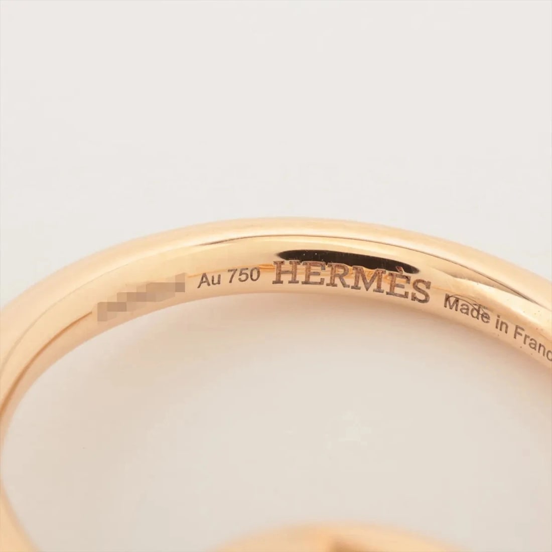 HERMES ECHAPPEE DIAMOND RING 750(PG) - 3