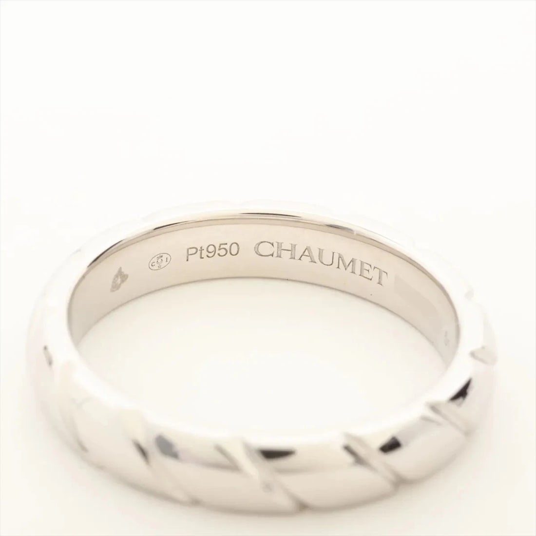 CHAUMET TORSADE RING PT950 - 3