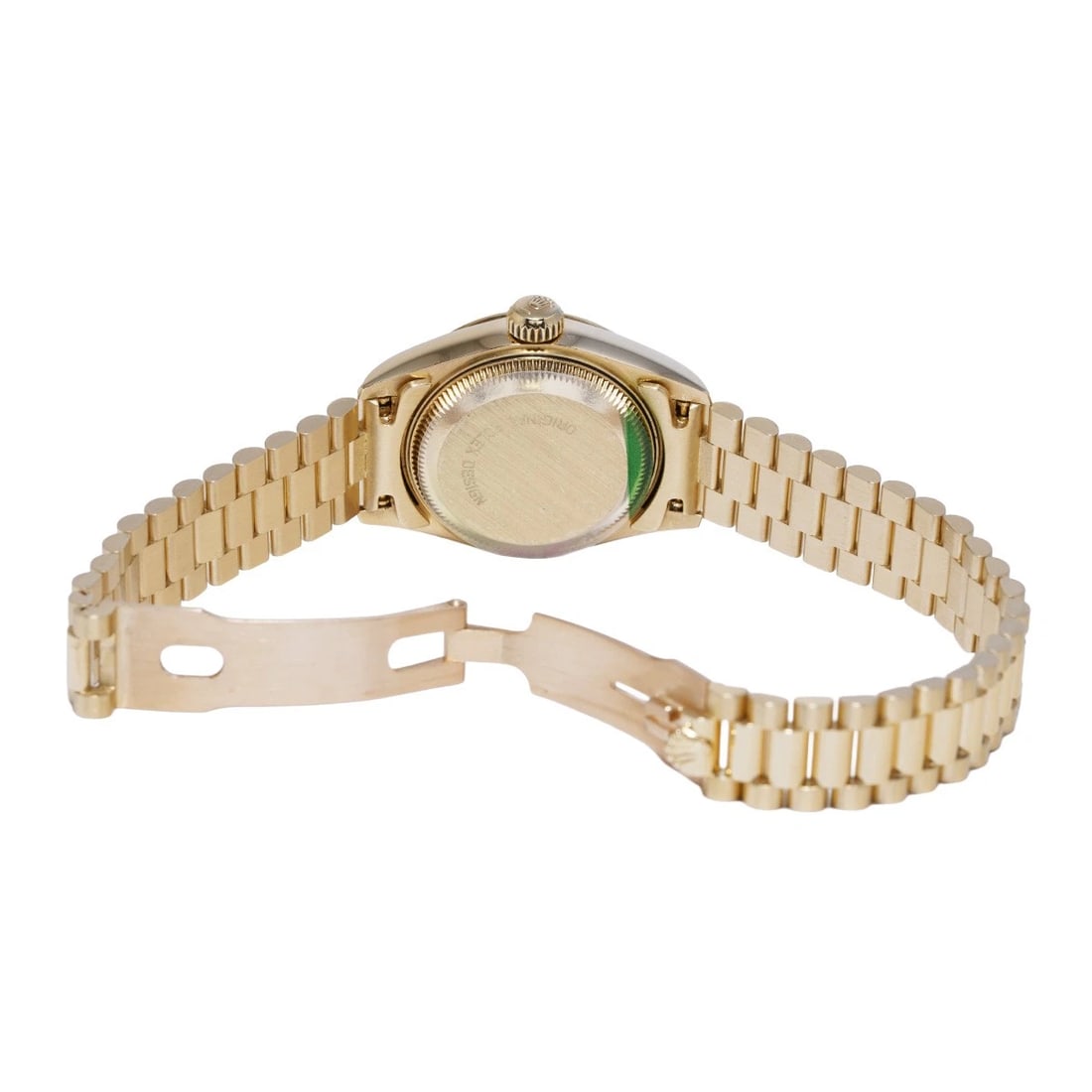 ROLEX DATEJUST CHAMPAGNE DIAMOND RUBY WATCH - 4