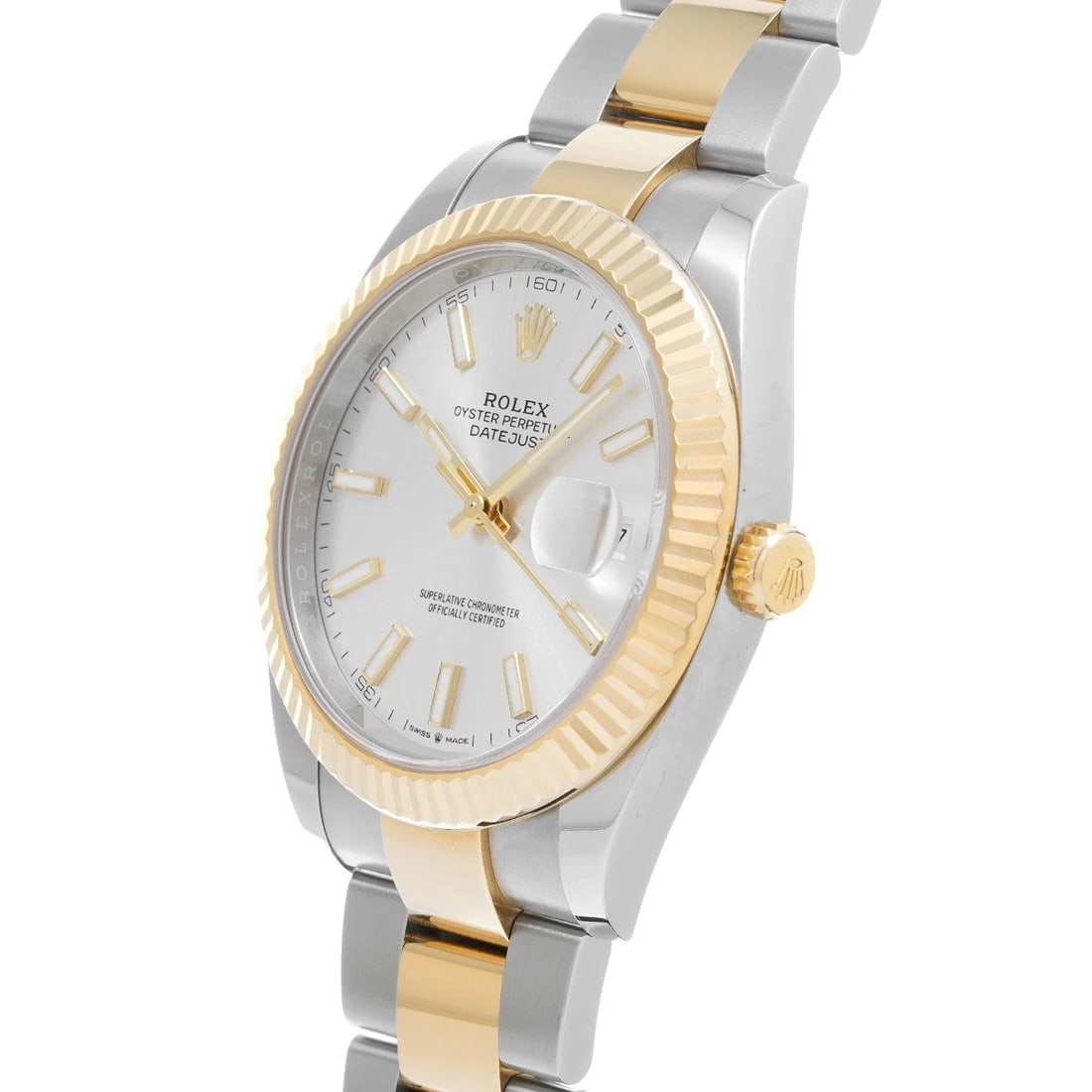 ROLEX DATEJUST SILVER WATCH - 2