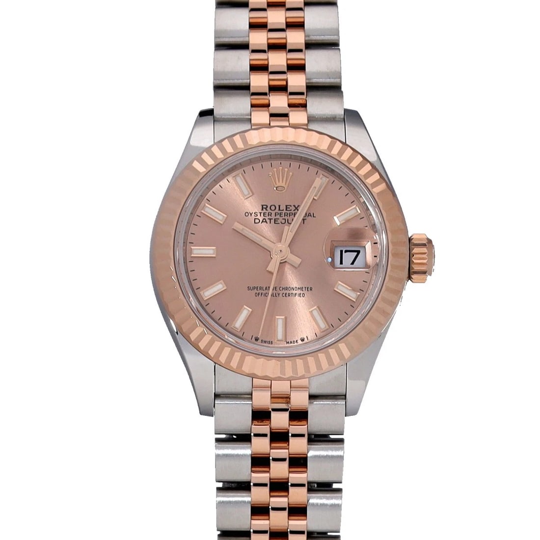 ROLEX DATEJUST SUNDUST WATCH: ROLEX Datejust Sundust WATCH Brand: ROLEX Type: Wristwatch Material: Band Material Stainless steel/Everrose gold, Case Material Stainless steel Color: Dial Color Sundust Size: Case H/about