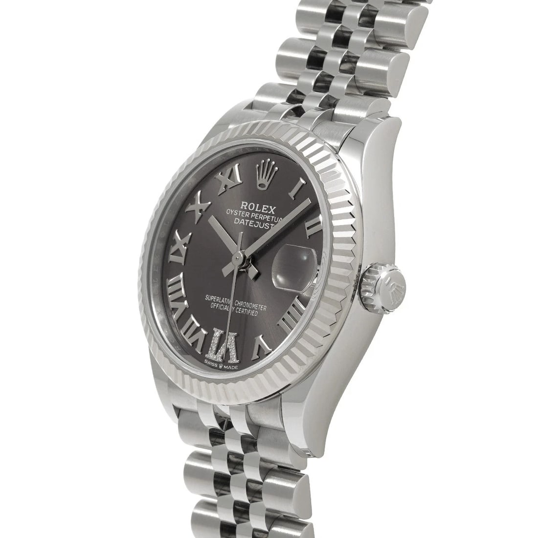 ROLEX DATEJUST DARK GRAY WATCH - 2
