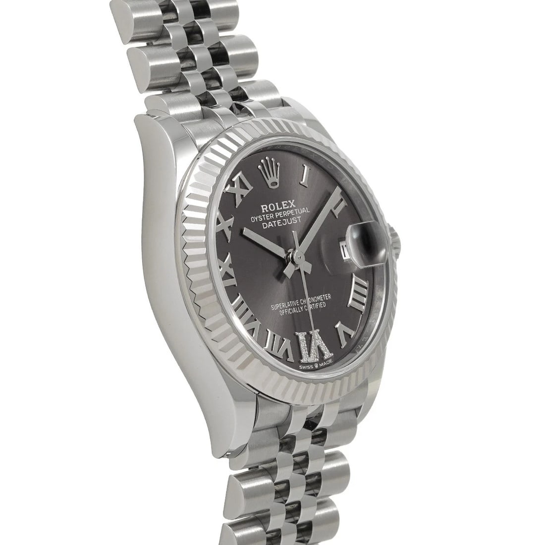 ROLEX DATEJUST DARK GRAY WATCH - 3