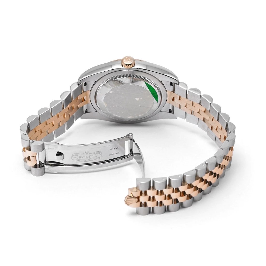 ROLEX DATEJUST WHITE WATCH - 4