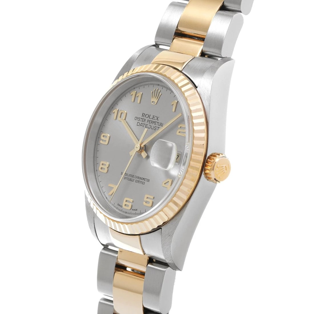 ROLEX DATEJUST GRAY WATCH - 2