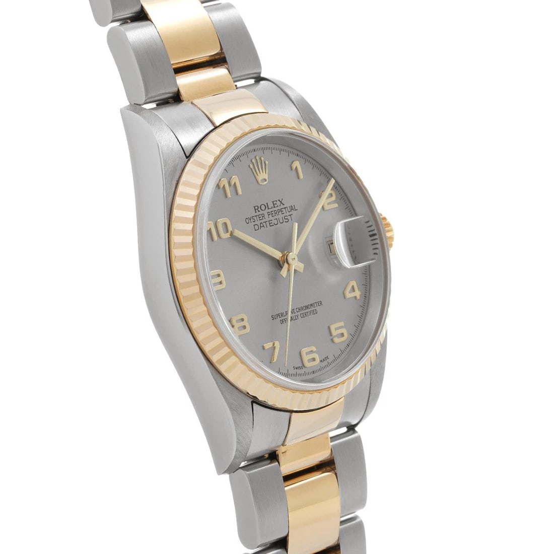 ROLEX DATEJUST GRAY WATCH - 3