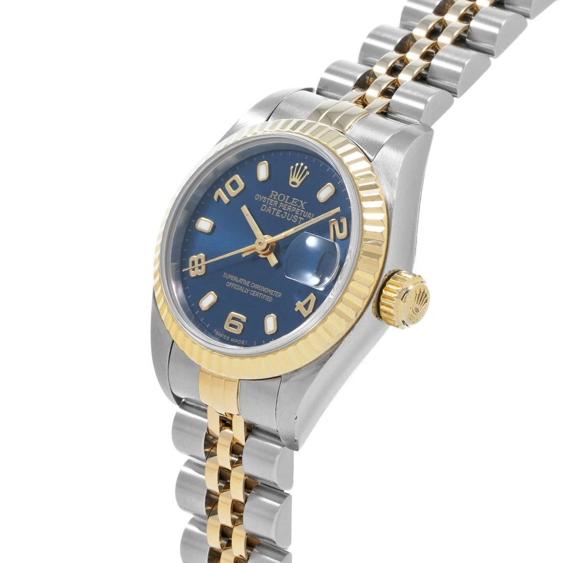 ROLEX DATEJUST BLUE WATCH - 2