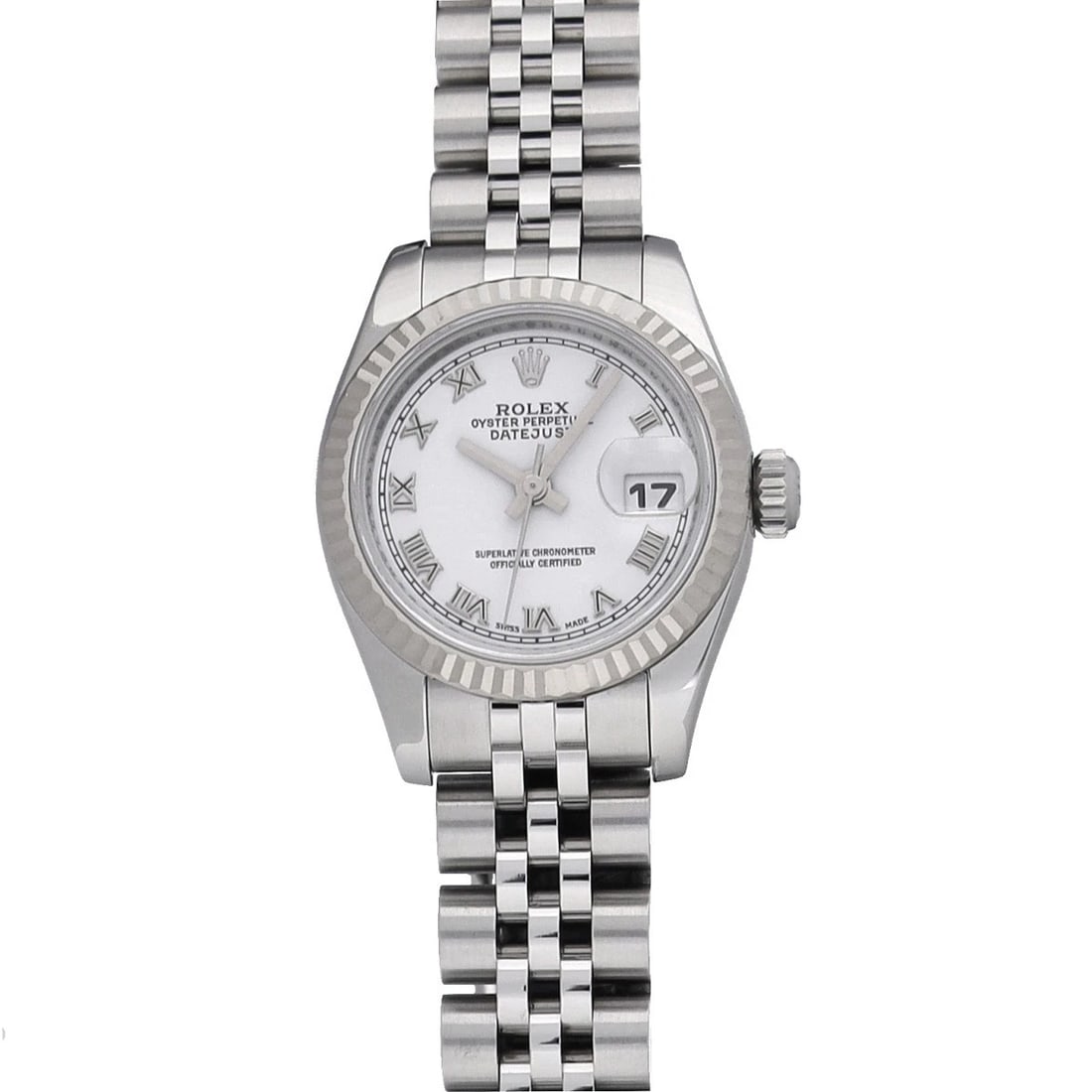 ROLEX DATEJUST WHITE WATCH: ROLEX Datejust white WATCH Brand: ROLEX Type: Wristwatch Material: Band Material Stainless steel, Case Material Stainless steel Color: Dial Color white Size: Case H/about 26mm W/about 26mm D/about